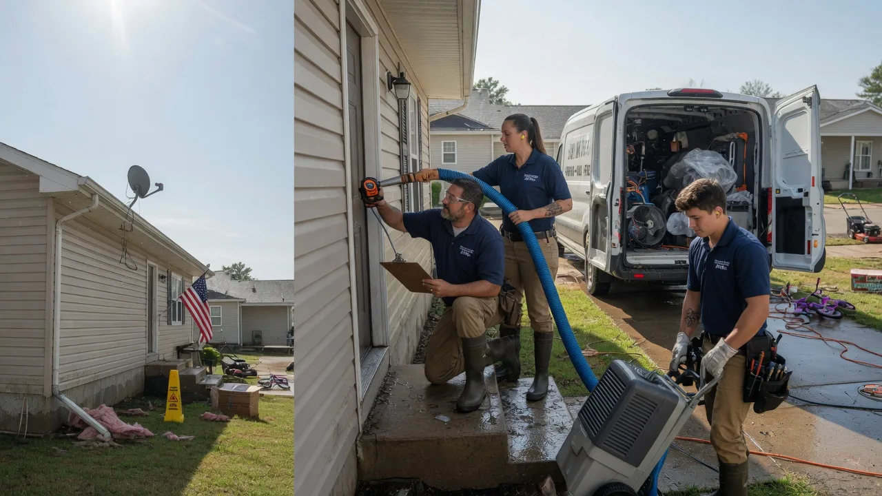 Ceiling Water Damage Restoration in Mark Center, OH near me